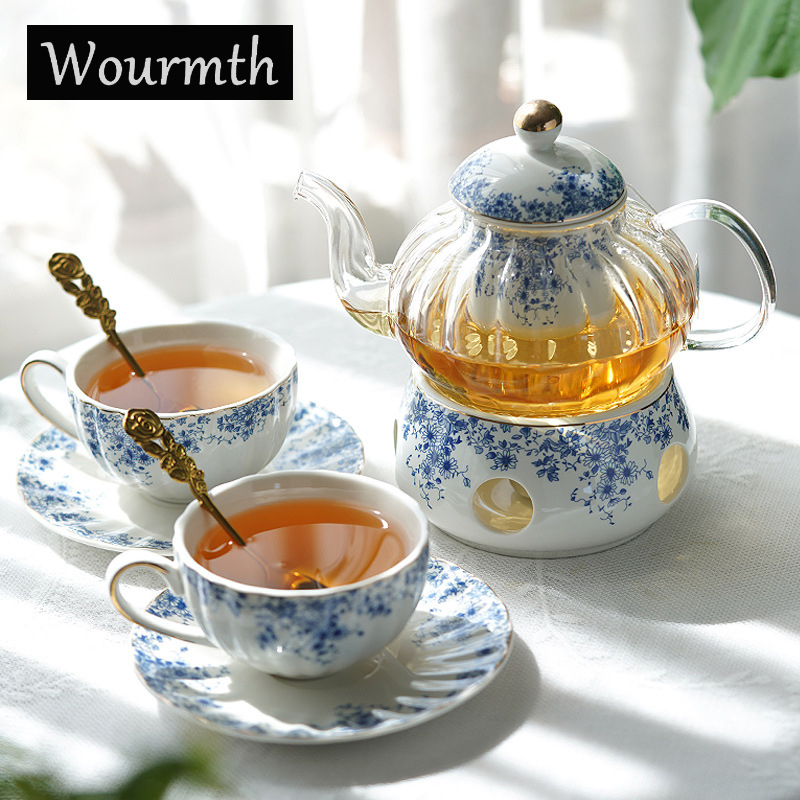 Coffee Tea And Sugar Set - English-style Afternoon Tea Set, Flower Teapot,