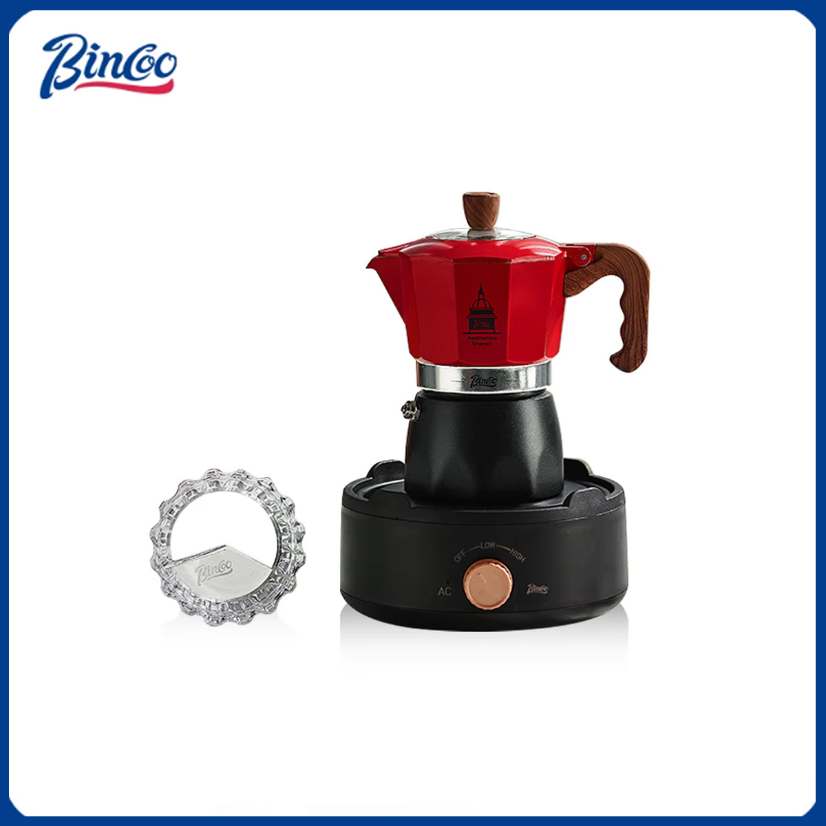 Bincoo Double Valve Coffee Mok - Moka Pot Stove review and price