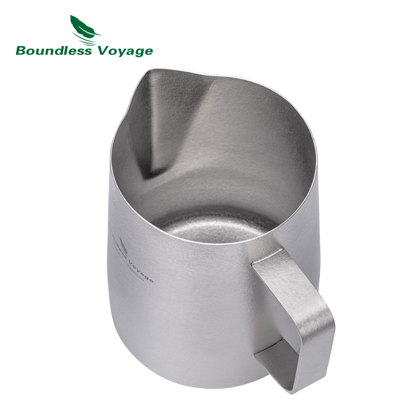 Boundless Voyage Titanium Milk - Barista Milk Jug review and price