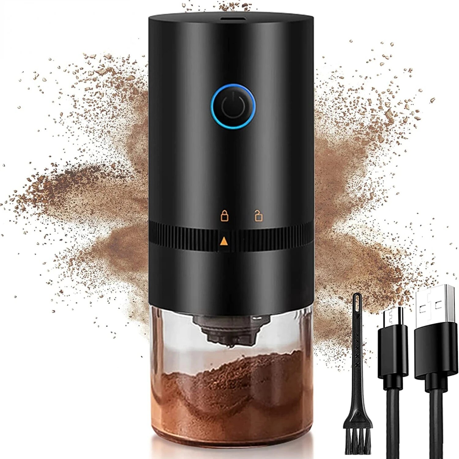 Coffee Grinder TYPE C USB Char - Burr Hand Grinder review and price