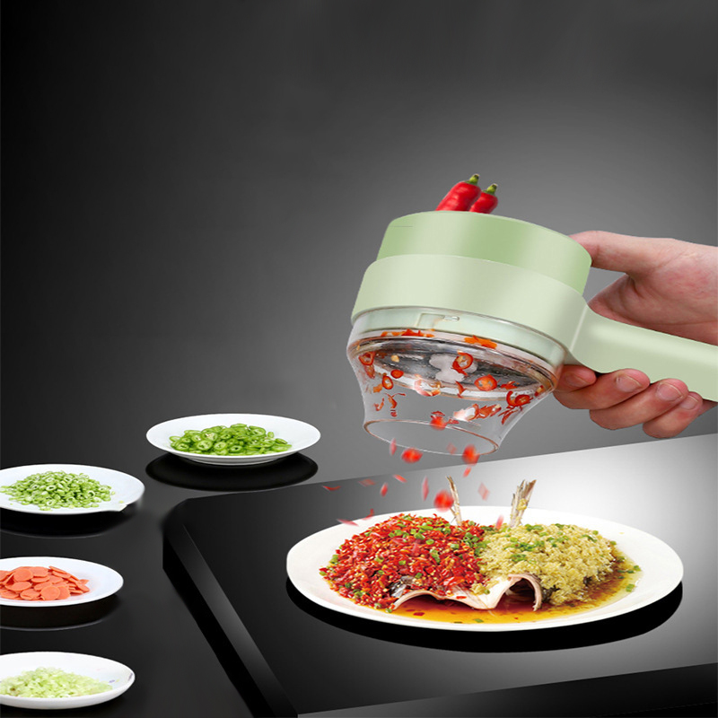 4In1 Electric Vegetable Cutter - Burr Hand Grinder review and price