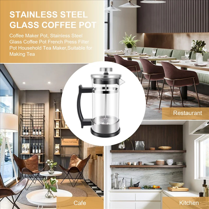 Coffee French Press Pot With F - Moka Pot Stove review and price