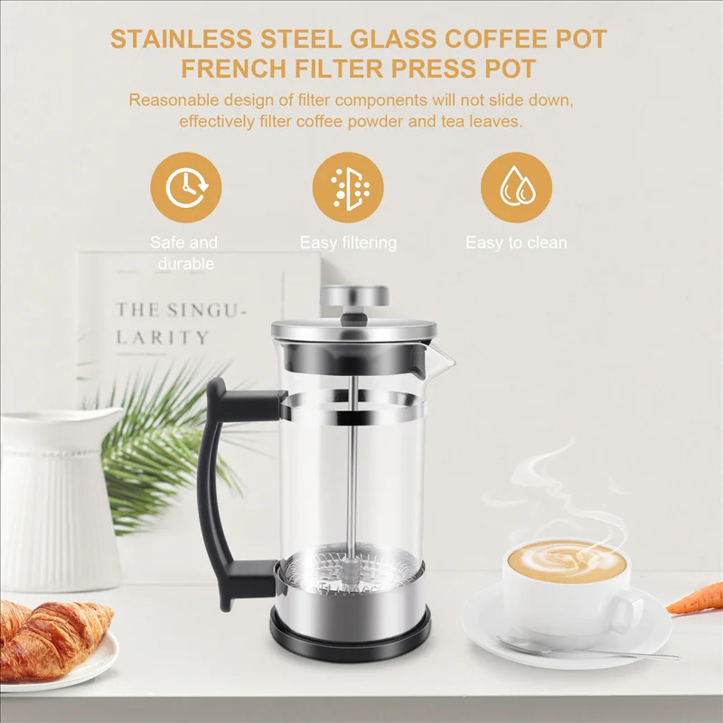 Coffee French Press Pot With F - Moka Pot Stove review and price